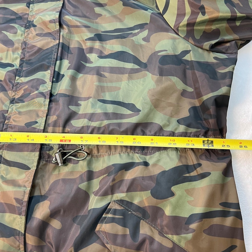 Torrid Camo Windbreaker Jacket Women 2 Plus Size Hooded Full Zip Utility Anorak - Picture 6 of 15